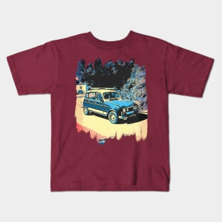 Blue No.4 Kids T-Shirt